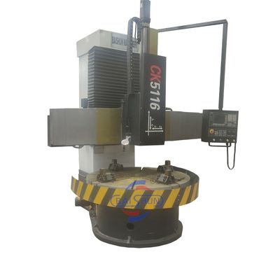 CK5116 Máy quay thẳng đứng CNC một cột Thiết bị công cụ kim loại