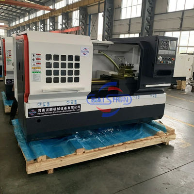 Cnc Wheel Lathe Machine Công việc nặng tự động Torno giường phẳng