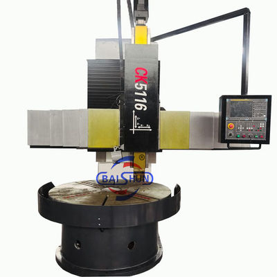 Động cơ quay dọc có khả năng 5T CNC CK5116 Máy quay kim loại hạng nặng