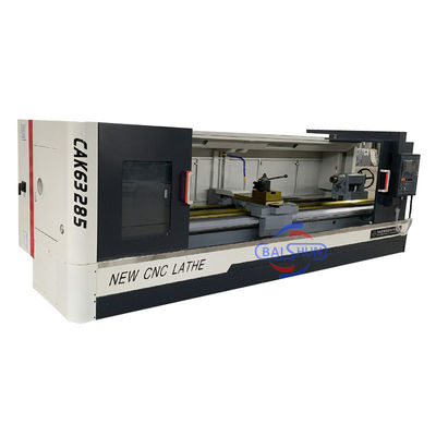 150mm Tail Stock Center Travel Heavy Duty Machining Capacity Flat Bed Máy quay CNC