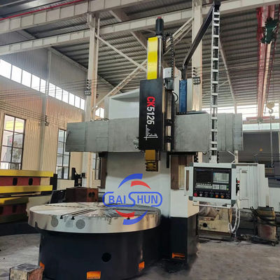 CE phê duyệt CK5126 cao độ cứng cnc đơn cột dọc tháp quay