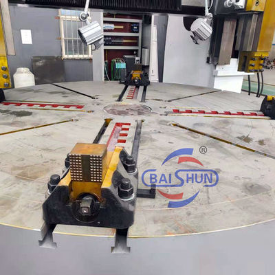 Công cụ Pentagonal Cnc Đường quay dọc cho Dics cắt kim loại quay đường kính 3500mm với Ce