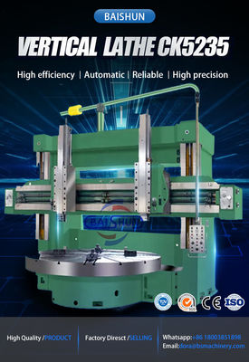 Heavy Duty CNC Vertical Lathe Machine with Large Diameter Turning and Twin Spindle for Wind Power Parts
