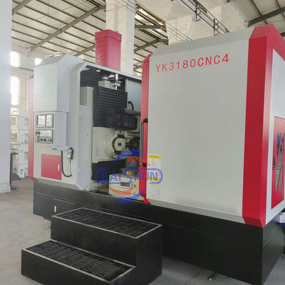 YK3180G 10 Mô-đun CNC Vertical Gear Hobbing Machine cho cắt kim loại