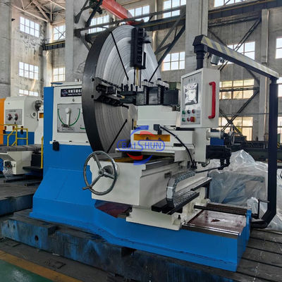 Máy quay kim loại Flanges xử lý đầu máy quay đầu lớn