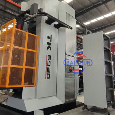 Máy xẻ và mài CNC 5 trục ngang lớn với mài đầu góc