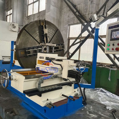 Loại sàn ngang Flange quay mặt máy quay để gia công kim loại Flange
