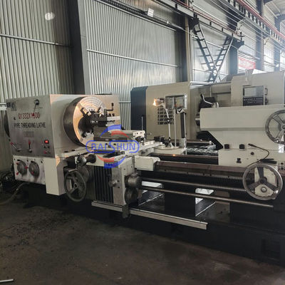 Hot bán New Heavy Duty QK1332 kim loại Cnc đường ống Threading máy quay cho xử lý đường ống