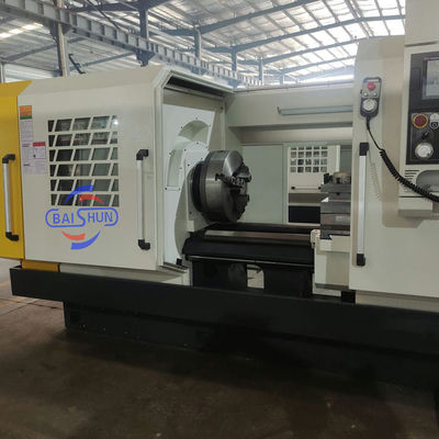 Xử lý ống dầu lớn Máy xẻ ống thẳng đứng tự động Máy xẻ ống xoắn