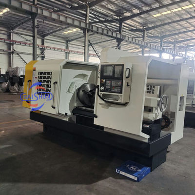 Máy xoắn ốc lớn CNC Pipe Threading Machine Double Chuck Pipe Threads