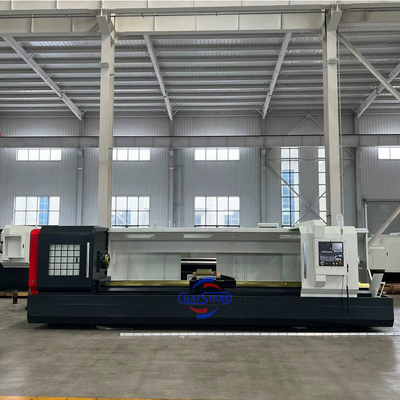 Máy công cụ ngang hiệu suất cao, điều khiển CNC, máy tiện CK6150 CK6180