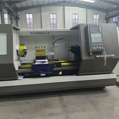 Máy tiện CNC giường phẳng, đường kính xoay 500mm, chiều dài phôi 1500mm, công suất 7.5kW