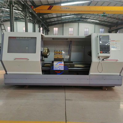 Máy tiện CNC giường phẳng ngang CK6150, đường kính xoay 500mm, phôi 1500mm