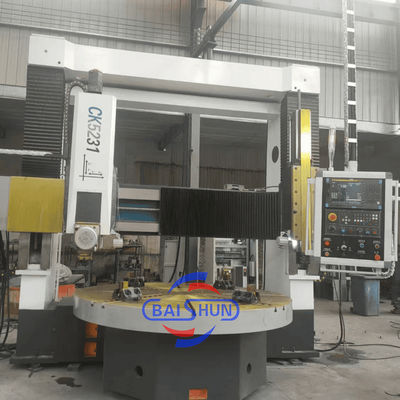 Máy tiện đứng CNC hạng nặng VTL CK5231 hai cột chính xác với đường kính tiện 3150mm và chiều cao phôi 1600mm