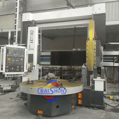 Máy tiện đứng CNC hai trụ hạng nặng với Đường kính tiện tối đa 3150mm và Gia công chính xác