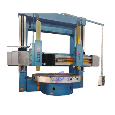 Máy quay kim loại công nghiệp nặng Ck5240 Máy quay thẳng đứng cột kép CNC VTL