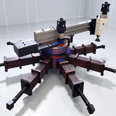 Máy mài flange di động trên trang web gia công Flange tái tạo cho đóng tàu và ngoài khơi