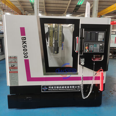 Máy phay rãnh CNC nhỏ gọn BK5040 cho bộ phận phi kim loại điện tử, xử lý rãnh then
